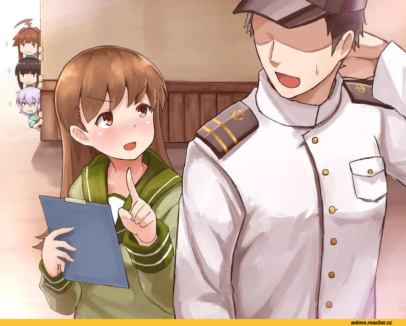 okitsugu, Tama (Kantai Collection), Kantai Collection, Kuma (Kantai Collection), Kitakami (Kantai Collection), Ooi (Kantai Collection), Admiral (Kantai Collection), Anime