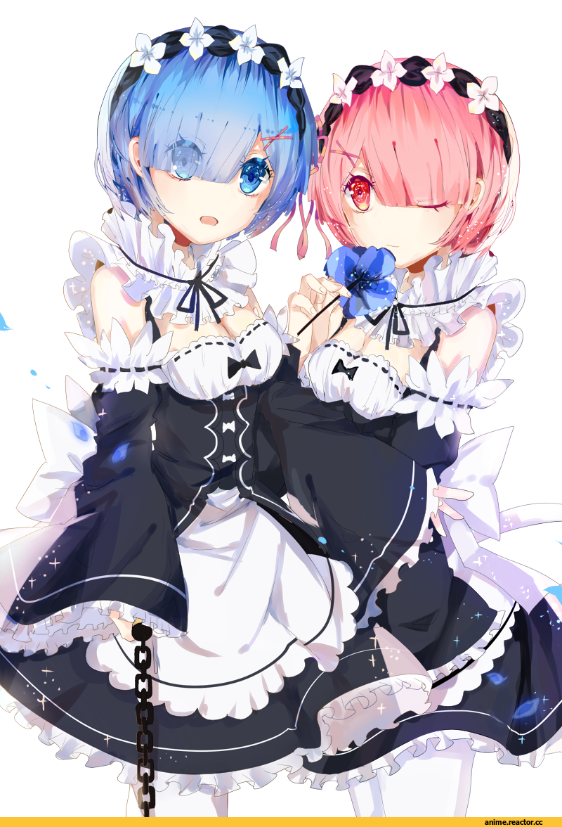 Re Zero Kara Hajimeru Isekai Seikatsu, Rem (re zero), Ram (Re Zero), Anime
