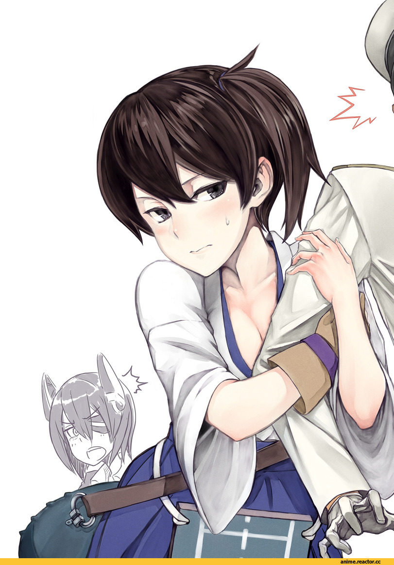 Admiral (Kantai Collection), Kantai Collection, Kaga (Kantai Collection), tenryuu (kantai collection), yunoji (makuswel), Anime