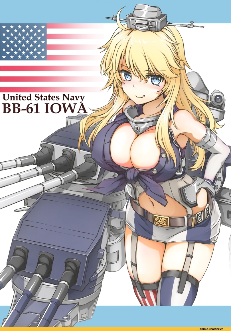 Kantai Collection, Iowa (Kantai Collection), oku tamatarou, Anime
