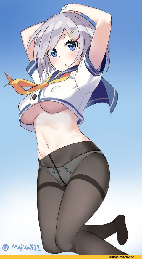 Hamakaze (Kantai Collection), Kantai Collection, maji (etonato), Adult pantsu, Anime Ero, Anime