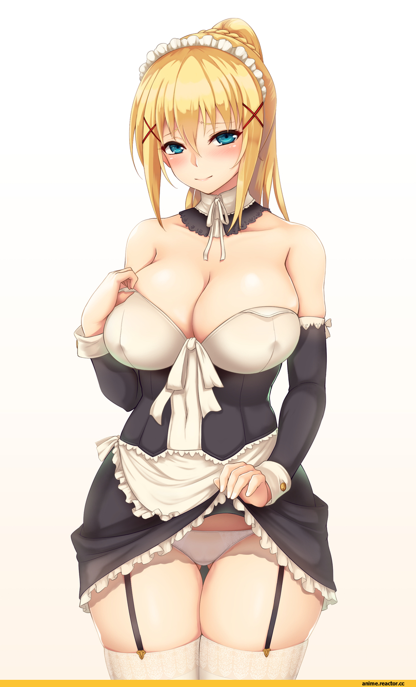 KonoSuba, Darkness (KonoSuba), takahashi yusuke, Adult pantsu, Anime Ero, Anime Ero Kyonyuu, Maid, Anime