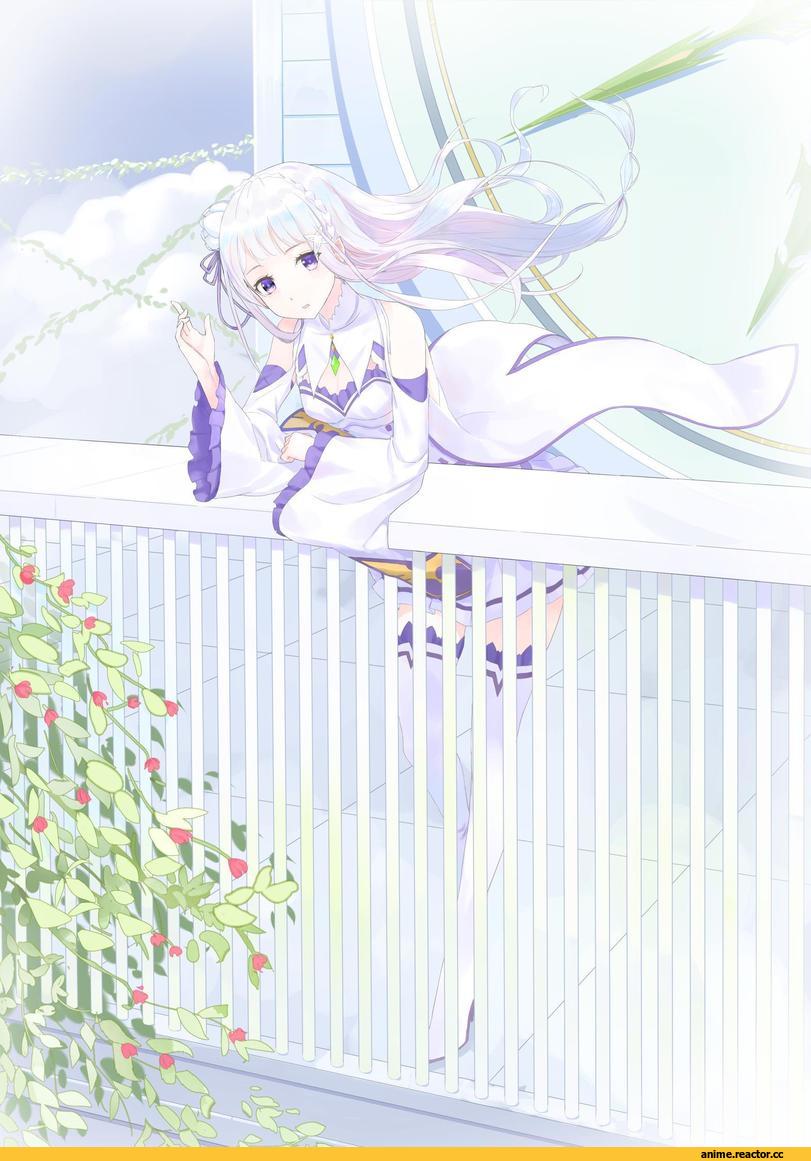 Re Zero Kara Hajimeru Isekai Seikatsu, Emilia (re zero), lamase (41), Anime