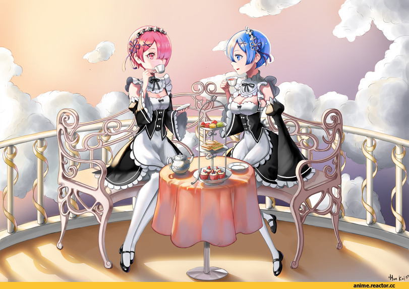 Re Zero Kara Hajimeru Isekai Seikatsu, Rem (re zero), Ram (Re Zero), Kai Han, Anime