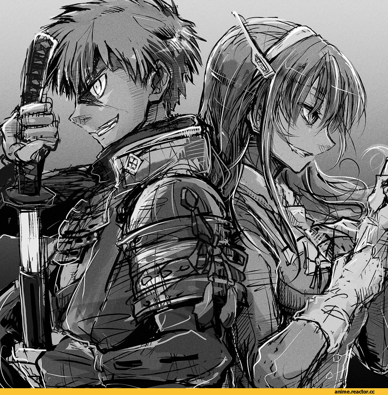 Monochrome (Anime), Ashigara (kantai collection), Kantai Collection, Doudanuki Masakuni, Touken Ranbu, fudeyama (fudeco), Anime