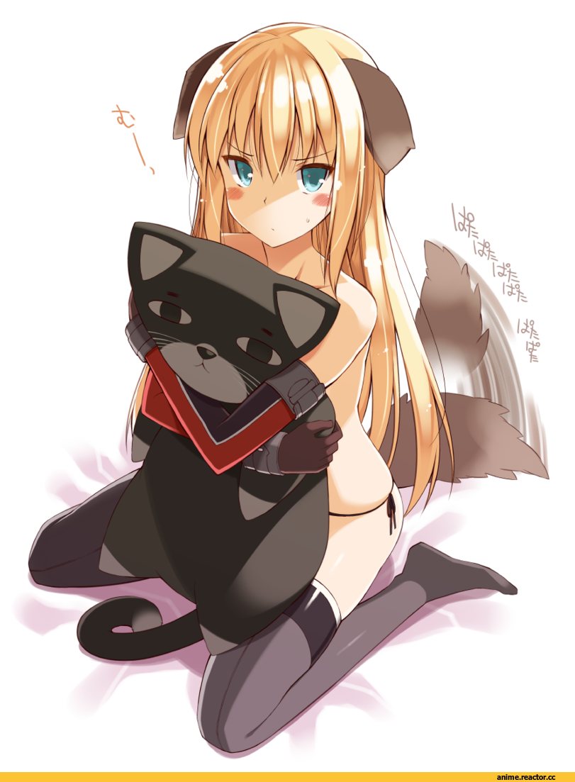 Oota Yuuichi, Anime Art, Bismarck (Kantai Collection), Kantai Collection, Inumimi, Animal Ears, Anime Adult pantsu, Anime Ero, Anime
