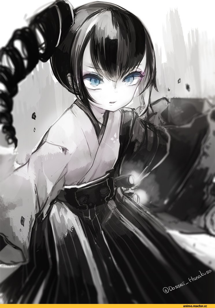ancient destroyer oni, dossei hanakuso, Kantai Collection, Monochrome (Anime), Anime