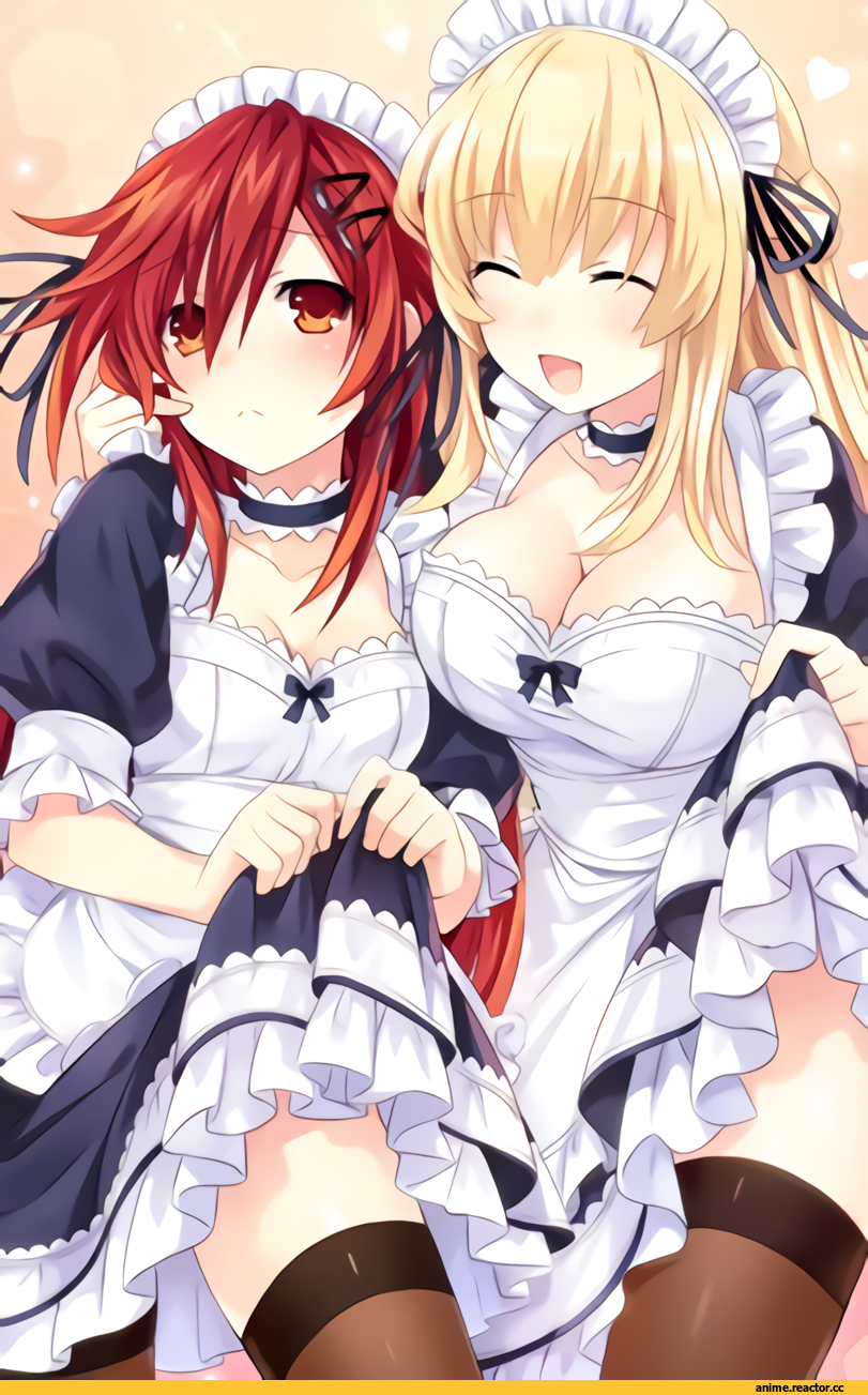 Tsunako, Anime Art, Vert (Neptune), Neptune (series), Tennouboushi Uzume, Megadimension Neptunia VII, Maid, Anime