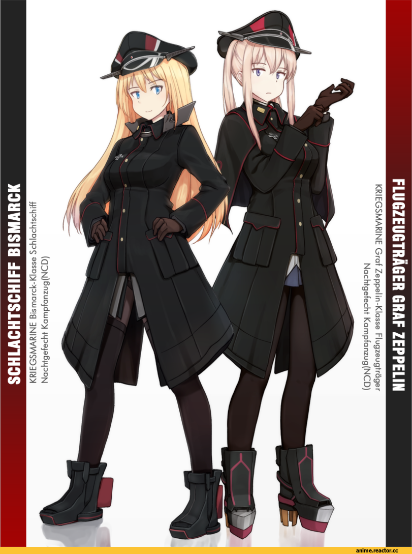 Bismarck (Kantai Collection), Kantai Collection, Graf Zeppelin, osterei, Anime Art, Anime