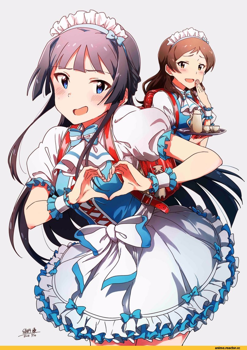 Idolmaster, Kitazawa Shiho, mogami shizuka, ayano yuu (sonma 1426), Maid, Anime