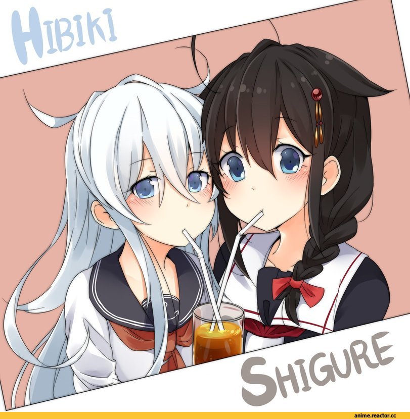 Shigure (Kantai Collection), Kantai Collection, Hibiki (Kantai Collection), makiya 1919, Anime