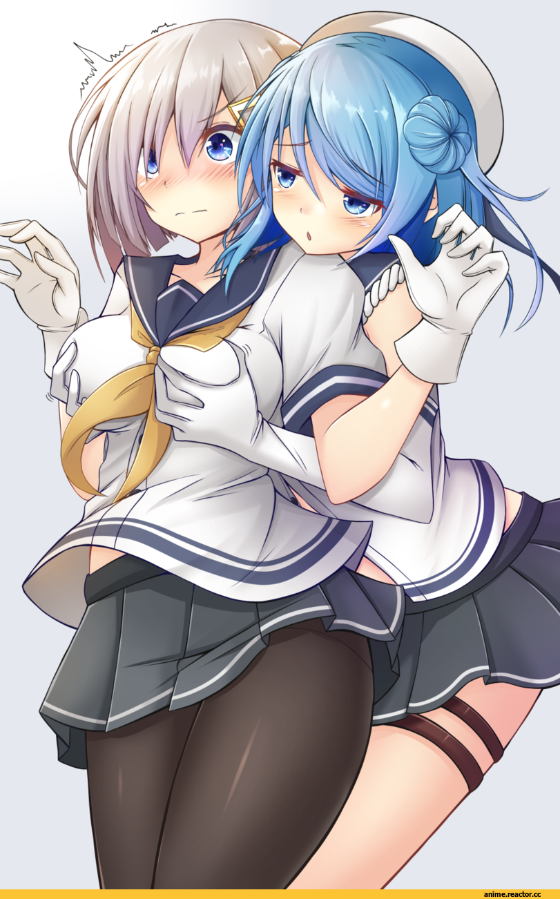 doyachii, Hamakaze (Kantai Collection), Kantai Collection, Urakaze, Anime