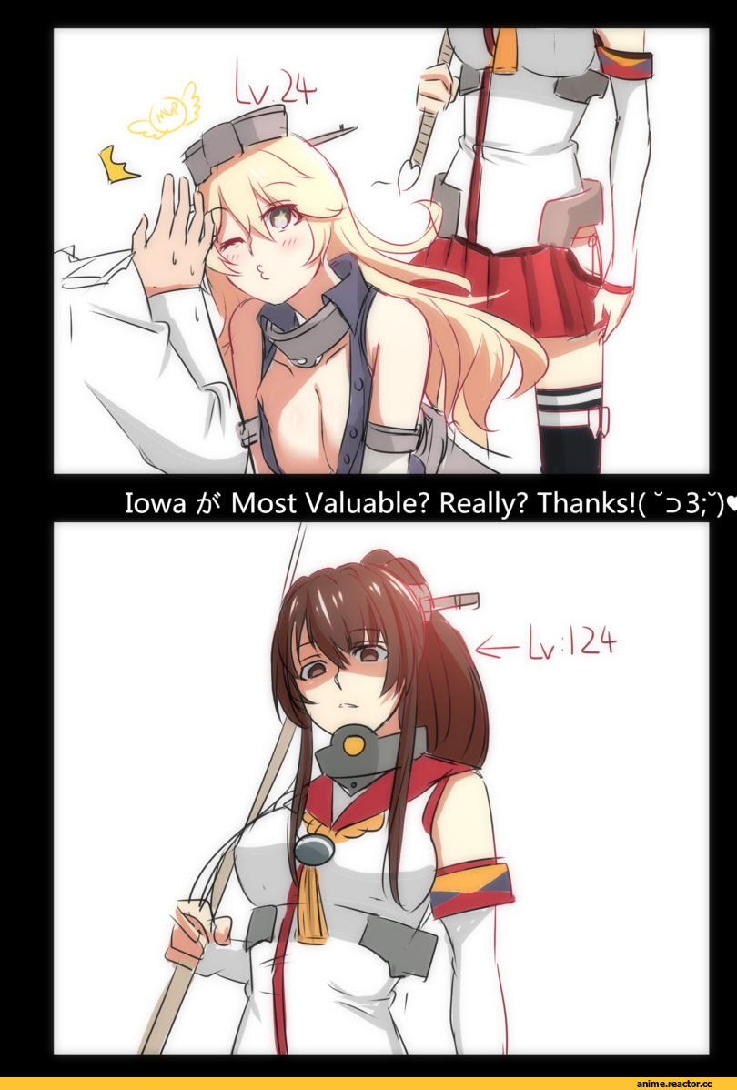 Kantai Collection, Iowa (Kantai Collection), Yamato (Kantai Collection), Anime
