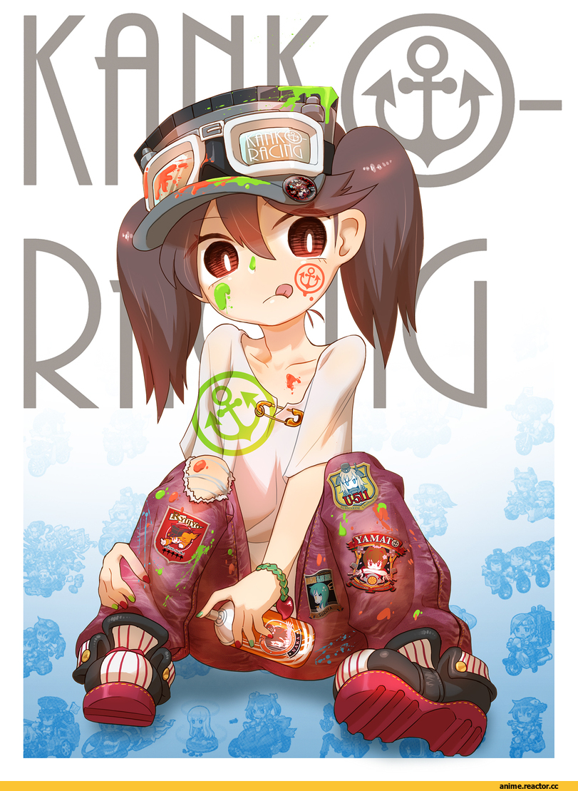 Ryuujou, Kantai Collection, chaki (teasets), anime loli, Anime