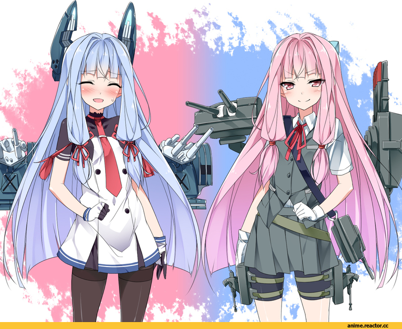 Voiceroid, kotonoha akane, kotonoha aoi, Murakumo (Kantai Collection), Kantai Collection, Shiranui (Kantai Collection), crossover, MTU (orewamuzituda), Anime Art, Anime