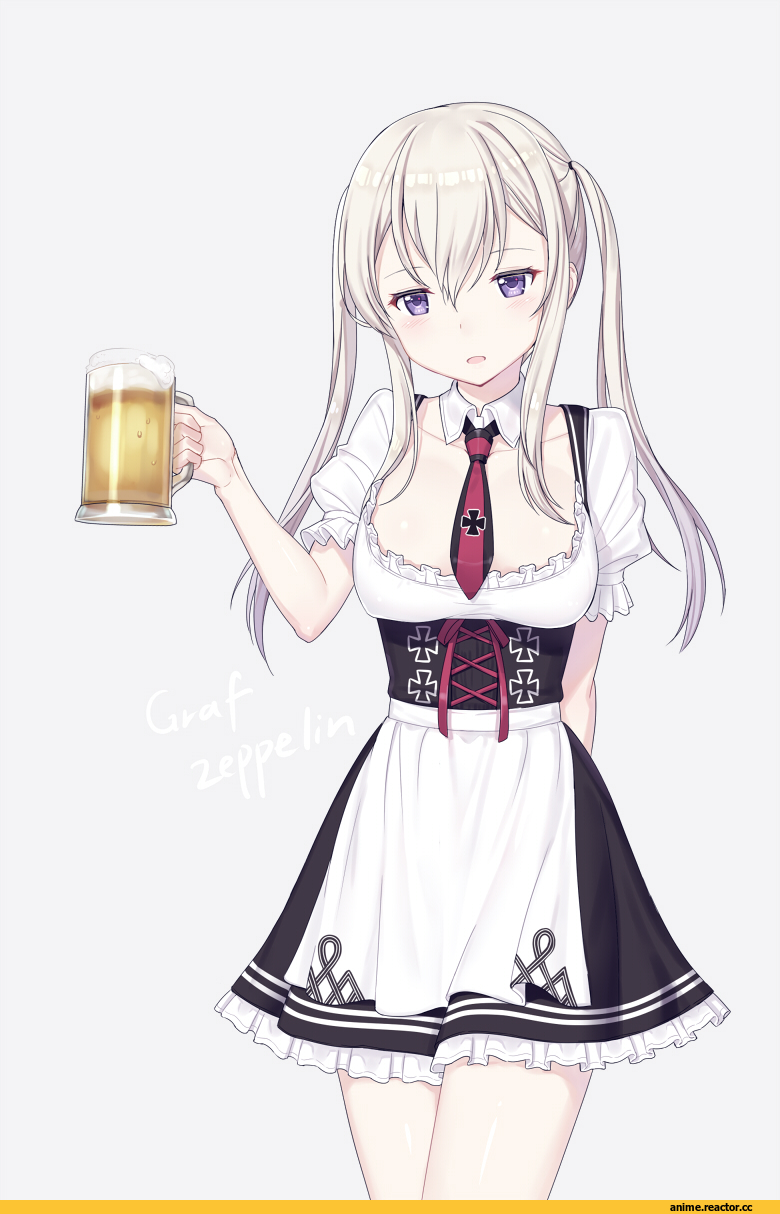 graf zeppelin (kantai collection), Kantai Collection, cnm, Anime