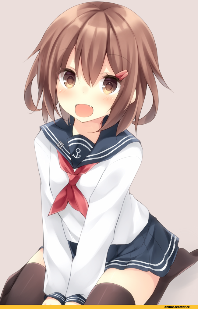 Ikazuchi, Kantai Collection, Anime Art, komomo (ptkrx), Anime