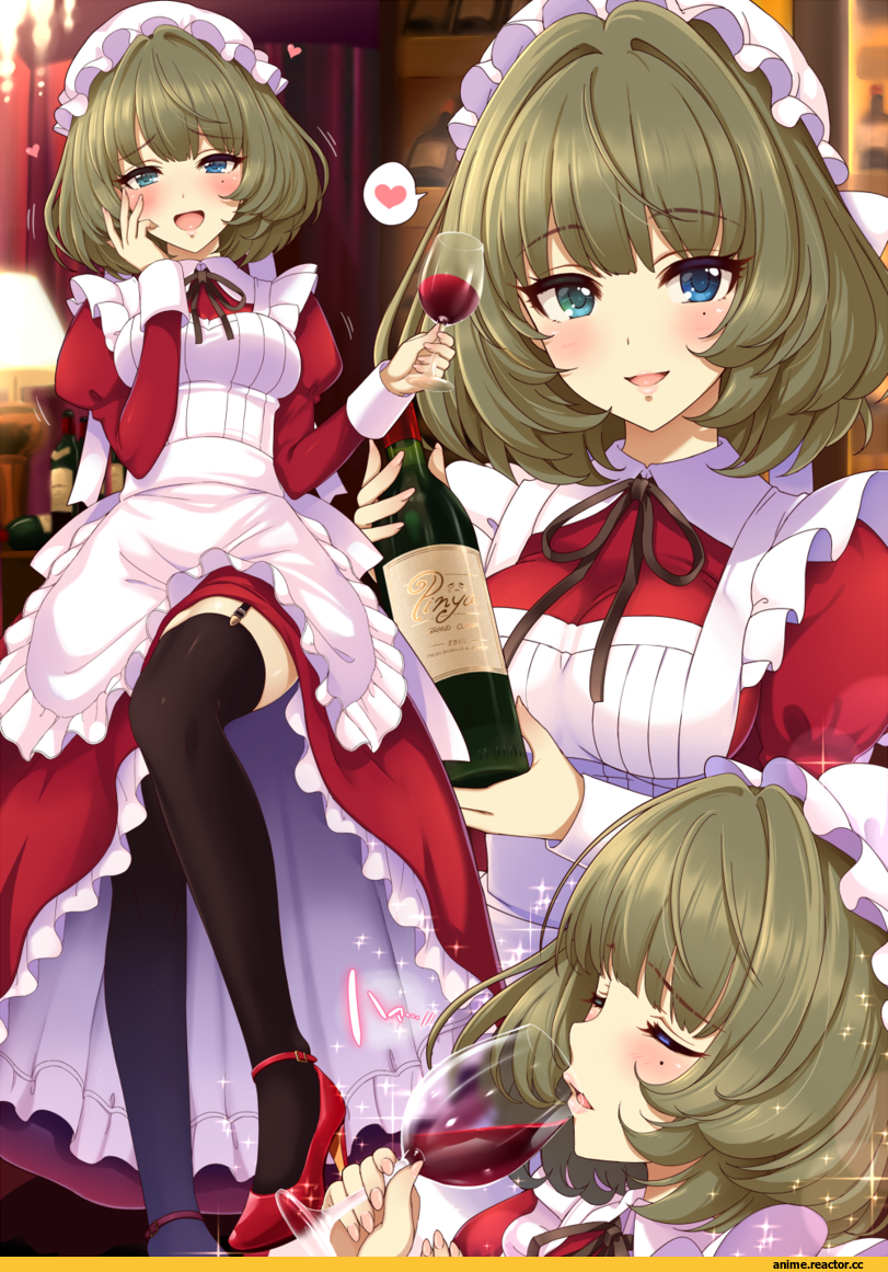 jewel (the black canvas), Takagaki Kaede, Idolmaster, Maid, Anime