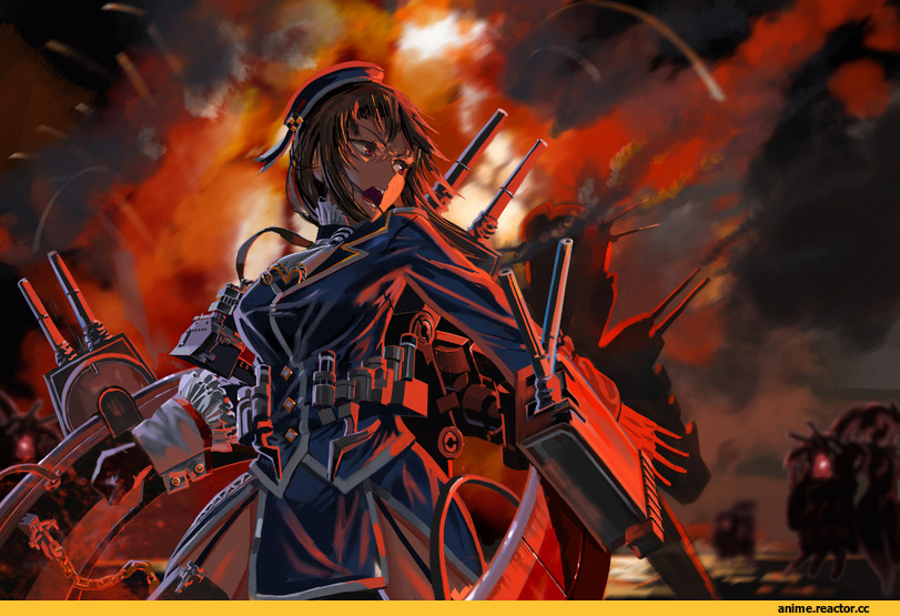 Takao (Kantai Collection), Kantai Collection, ssamjang (misosan), hires, Anime