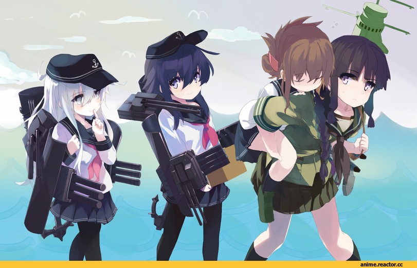 Akatsuki, Kantai Collection, Hibiki (Kantai Collection), Inazuma (Kantai Collection), kaga10, Kitakami (Kantai Collection), Anime