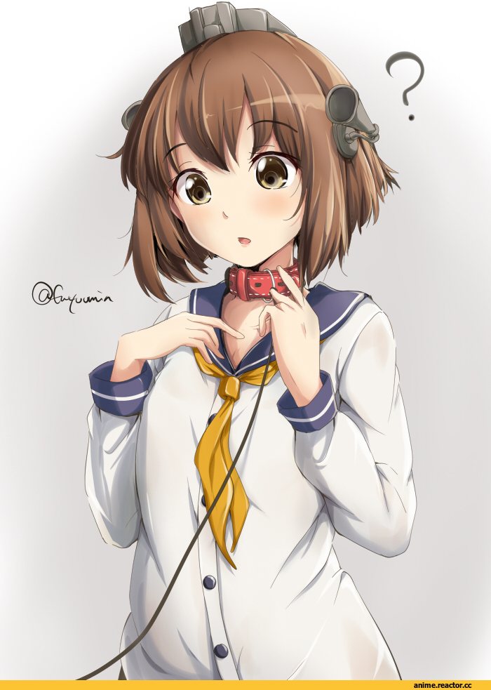 Anime Art, fuyu mi, Kantai Collection, Yukikaze (Kantai Collection), Anime