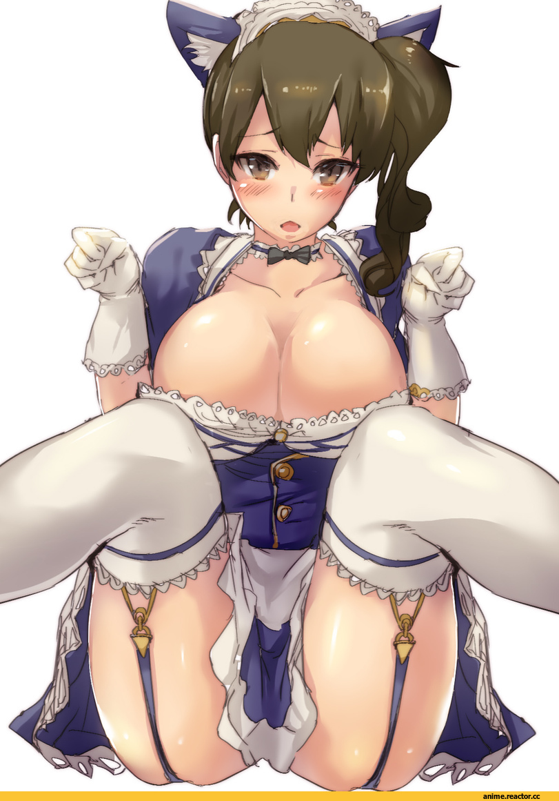 Kaga (Kantai Collection), Kantai Collection, Animal Ears, Armadillo-Tokage, Anime Art, Anime Ero, Anime