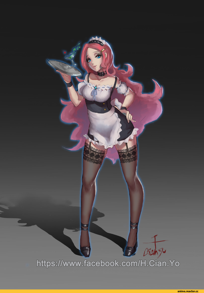 Cian yo, artist, Maid, Anime Original, Anime Art, Anime Paint, Anime