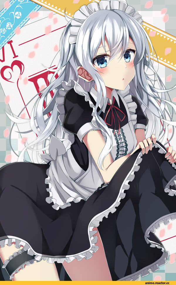 hinauri (nurupon), Hibiki (Kantai Collection), Kantai Collection, Maid, Anime