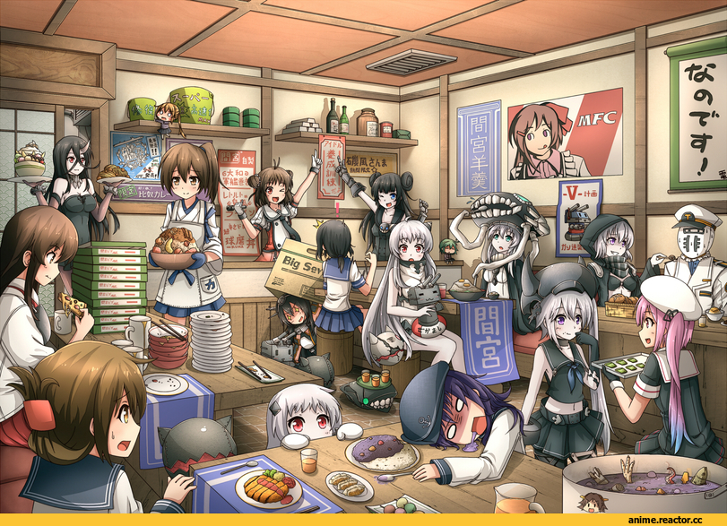 Admiral (Kantai Collection), Akagi, Akatsuki, Fubuki (Kantai Collection), Inazuma (Kantai Collection), kaga, Nagato (Kantai Collection), Northern Ocean Hime, Wo-Class Aircraft Carrier , Fairy (Kantai Collection), Anime, Kantai Collection, kaiyi, Light Cruiser Oni, Battleship Water Oni, Mamiya (kantai collection), rensouhou-chan, Harusame (Kantai Collection), Destroyer Hime, Naka (Kantai Collection), Re-class Battleship