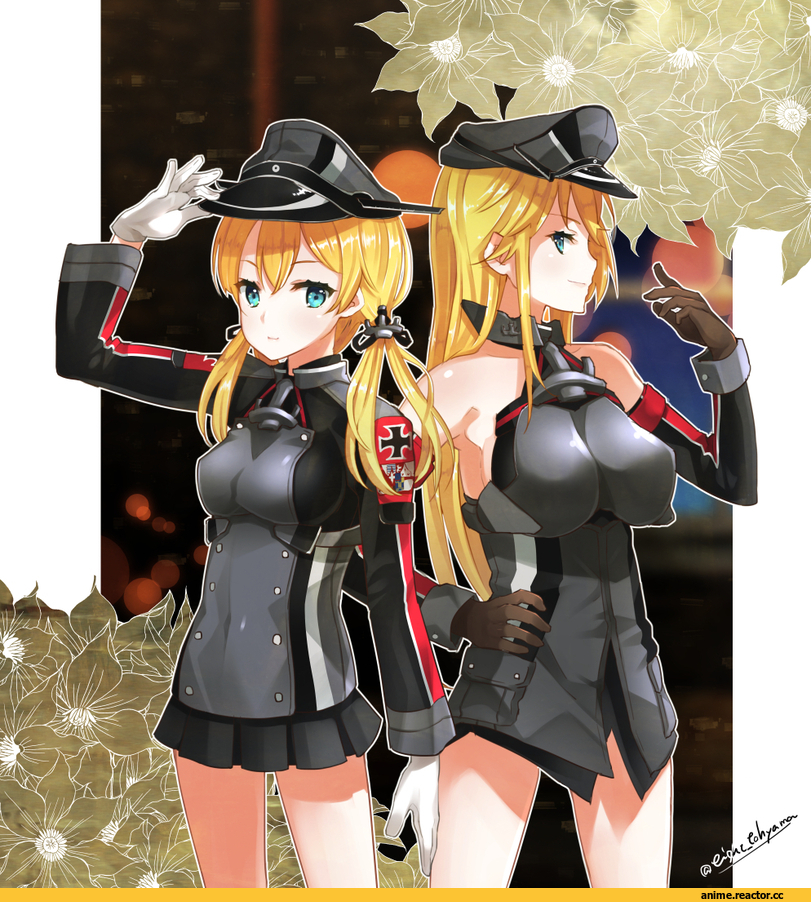 Kantai Collection, Prinz Eugen, Bismarck (Kantai Collection), eight tohyama, Anime