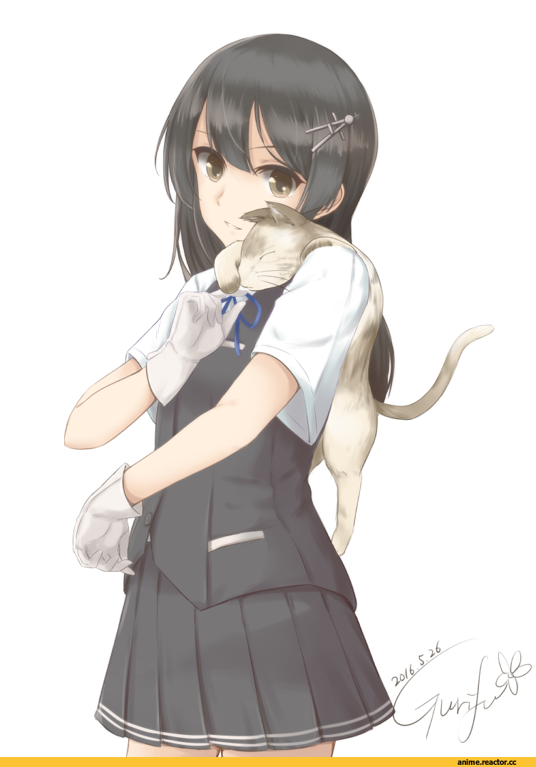 gurifu, Oyashio (Kantai Collection), Kantai Collection, Anime