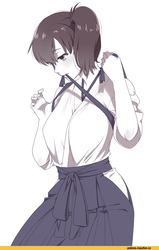 Mattaku Mousuke, Anime Art, Kaga (Kantai Collection), Kantai Collection, Anime