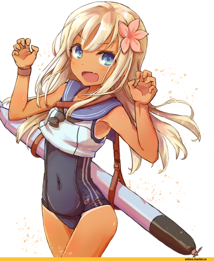 Kantai Collection, Ro-500 (Kantai Collection), ecchim, Anime