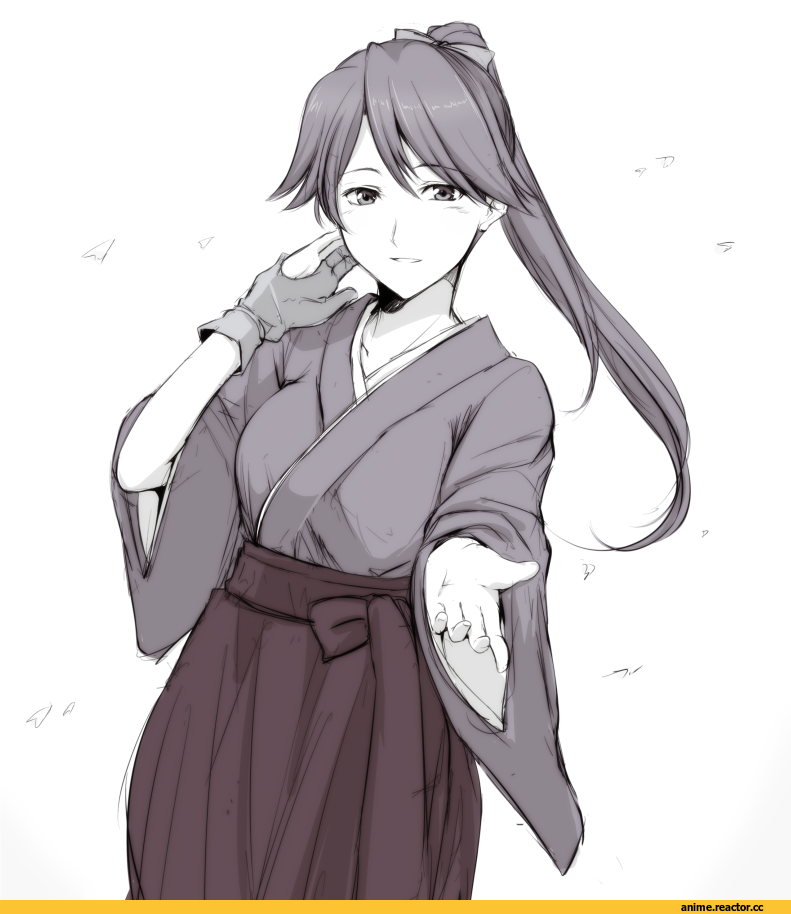 Monochrome (Anime), Houshou (Kantai Collection), Kantai Collection, hagane soushi, Anime