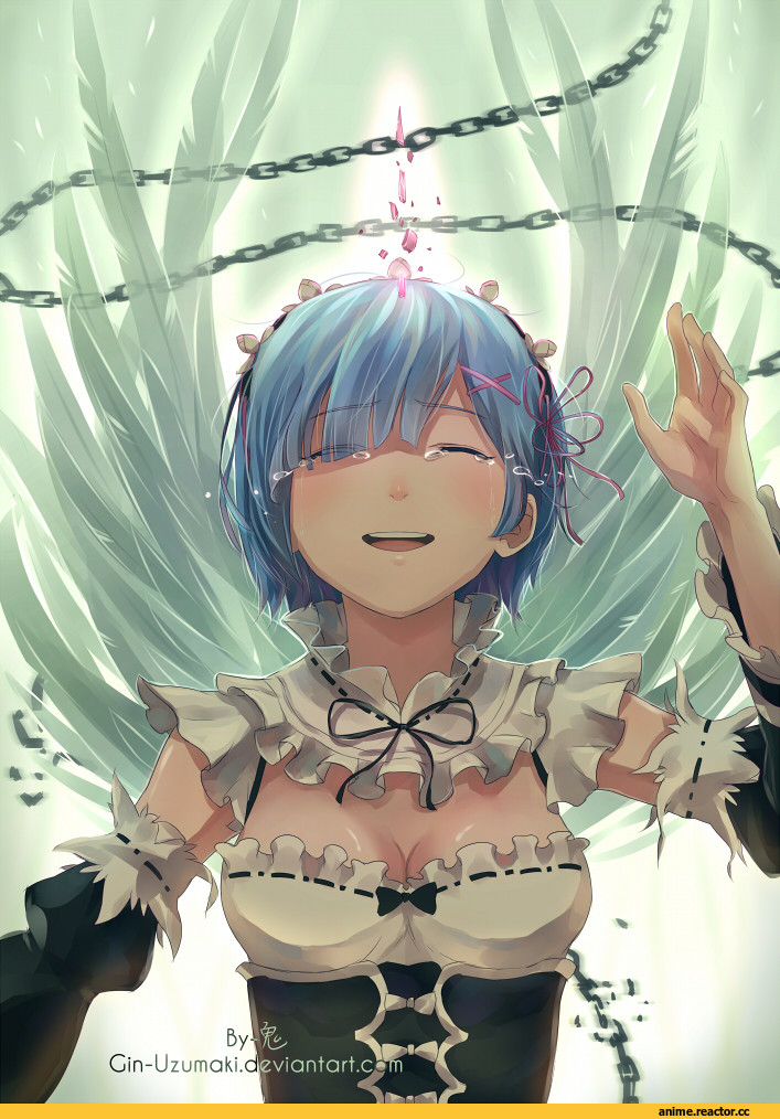 Re Zero Kara Hajimeru Isekai Seikatsu, Rem (re zero), Gin-Uzumaki, Anime