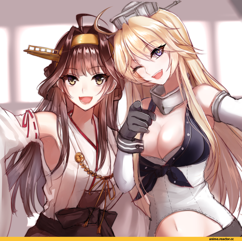 meaomao, Kongou (Kantai Collection), Kantai Collection, Iowa (Kantai Collection), Anime