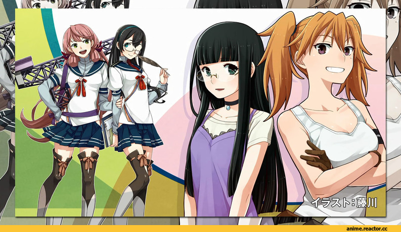 Akashi (Kantai Collection), Kantai Collection, hazumi shizuka, Ooyodo (Kantai Collection), watanuki iori, fujikawa, crossover, Aoki Hagane no Arpeggio, Anime