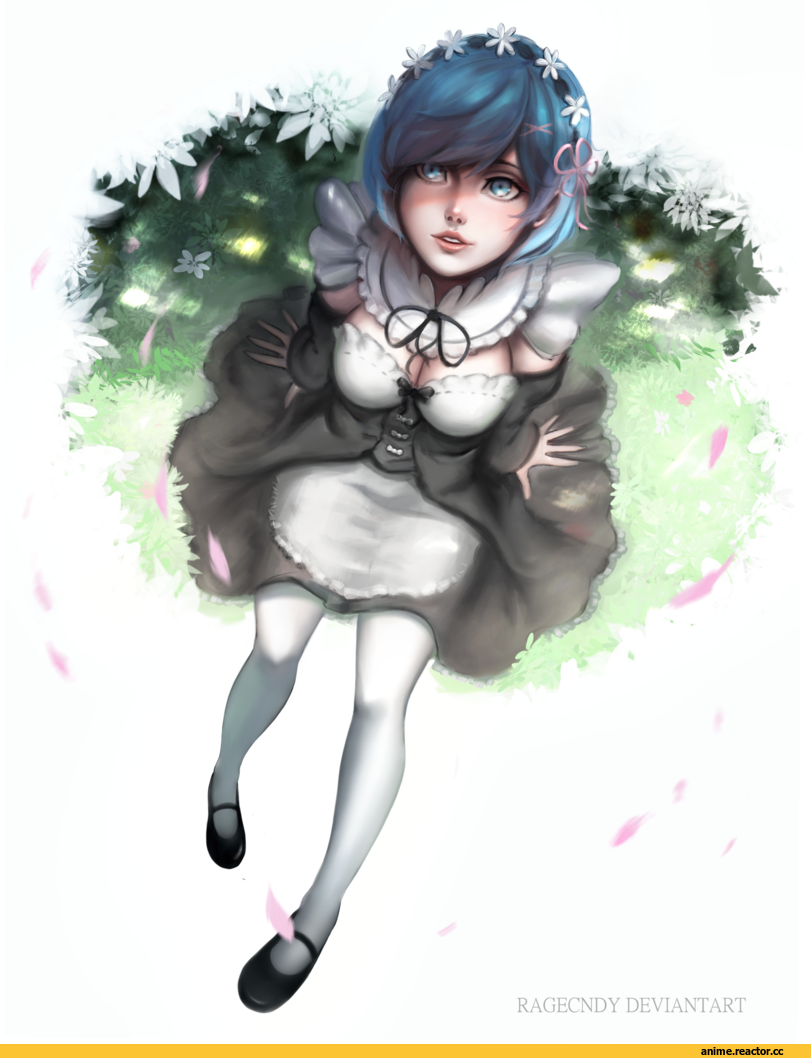 Re Zero Kara Hajimeru Isekai Seikatsu, Rem (re zero), Ragecndy, Anime