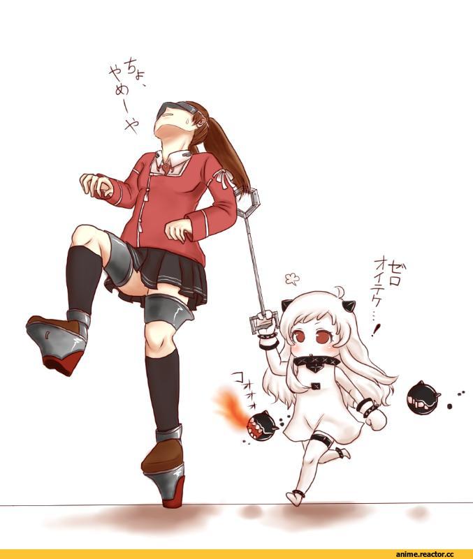 Ryuujou, Kantai Collection, Northern Ocean Hime, enemy aircraft (kantai collection), kagami-th07, Anime