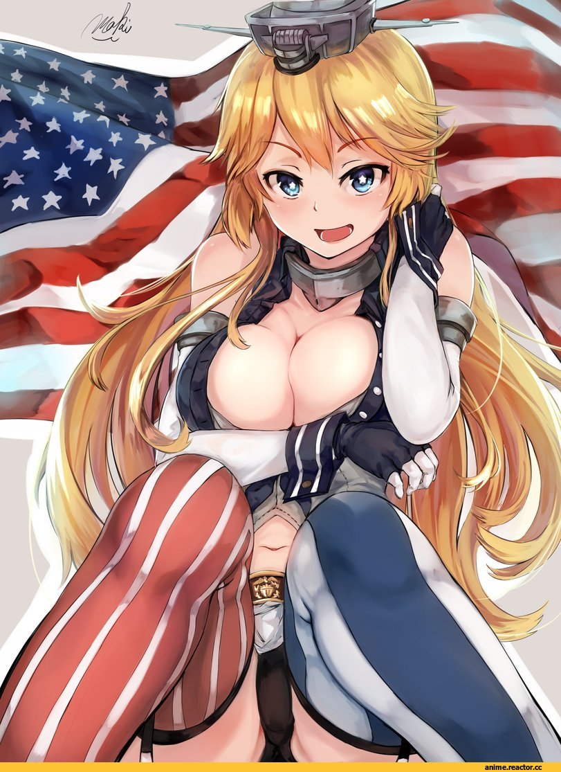 Iowa (Kantai Collection), Kantai Collection, Maki (Maki Pei), Adult pantsu, Anime Ero, Anime