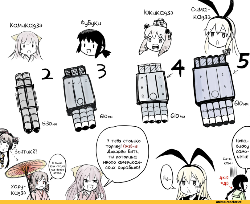Kamikaze (Kantai Collection), Shimakaze, Harukaze (Kantai Collection), Kuroshio (Kantai Collection), Oyashio (Kantai Collection), Murakumo, Fubuki (Kantai Collection), Yukikaze, Kitakami (Kantai Collection), Yamato (Kantai Collection), Anime, Kantai Collection, Y.ssanoha