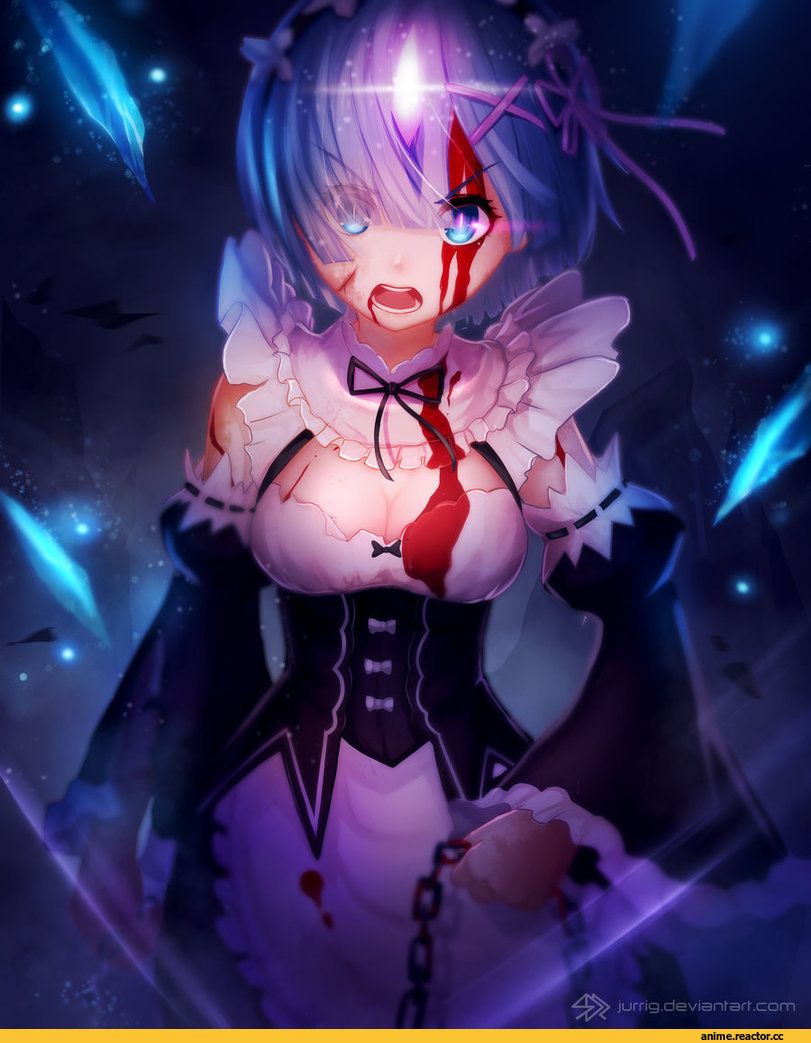 Rem (re zero), Re Zero Kara Hajimeru Isekai Seikatsu, jurrig, Anime Art, Anime