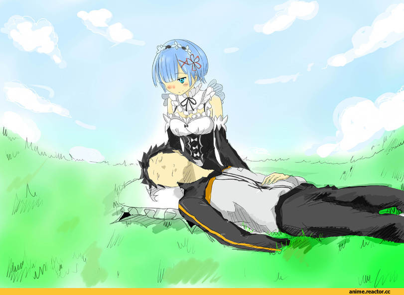 Re Zero Kara Hajimeru Isekai Seikatsu, Rem (re zero), Natsuki Subaru, chiweinan, Anime Art, Anime