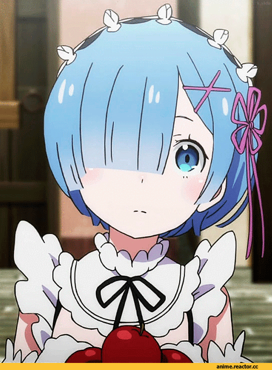 Rem (re zero), Re Zero Kara Hajimeru Isekai Seikatsu, anime gif, Anime