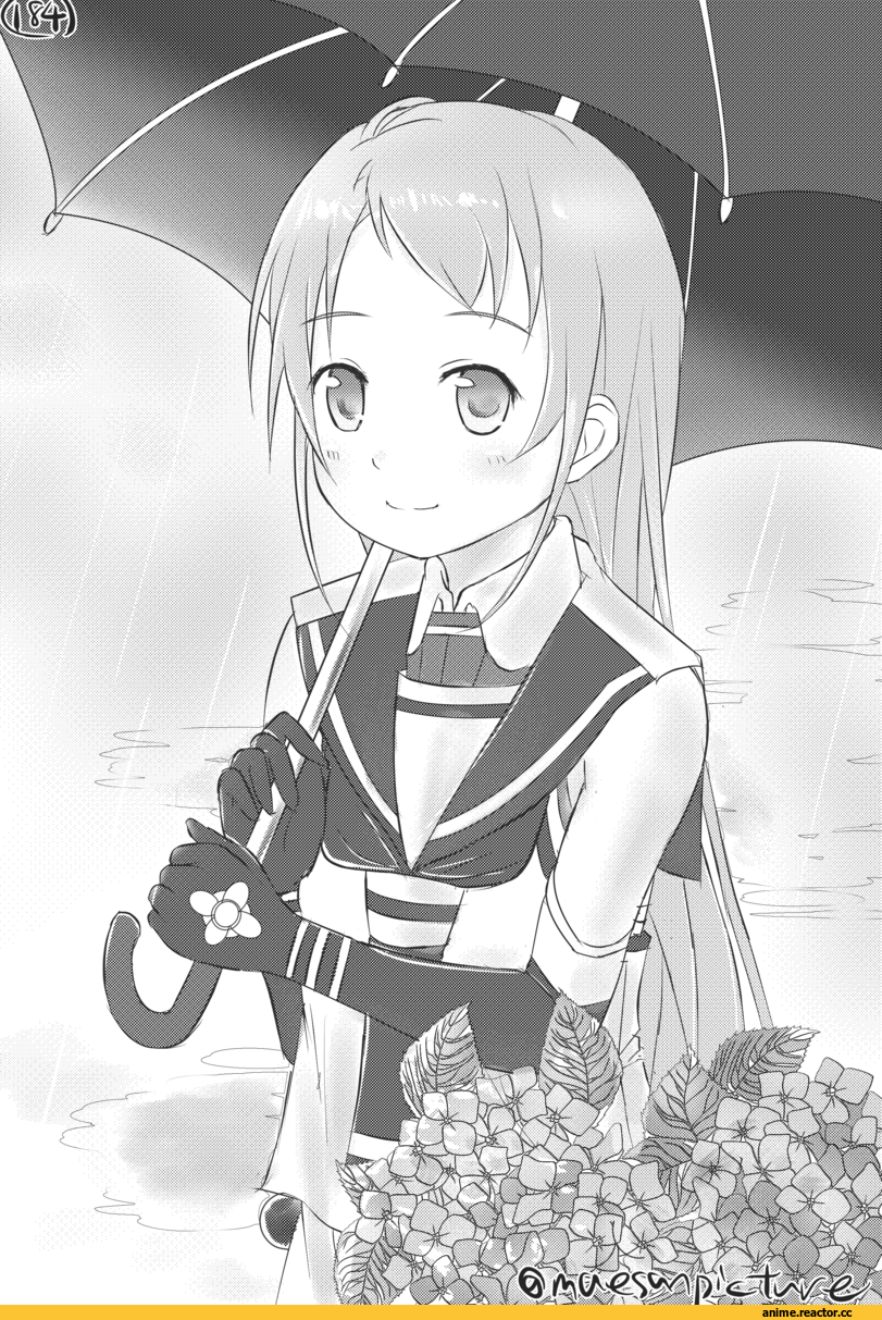mae (maesanpicture), Samidare, Kantai Collection, Monochrome (Anime), Anime