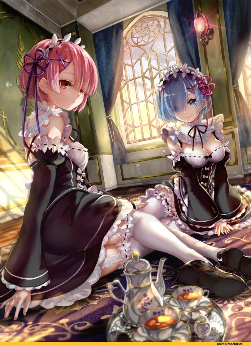 Rem (re zero), Re Zero Kara Hajimeru Isekai Seikatsu, Ram (Re Zero), pisuke, Anime