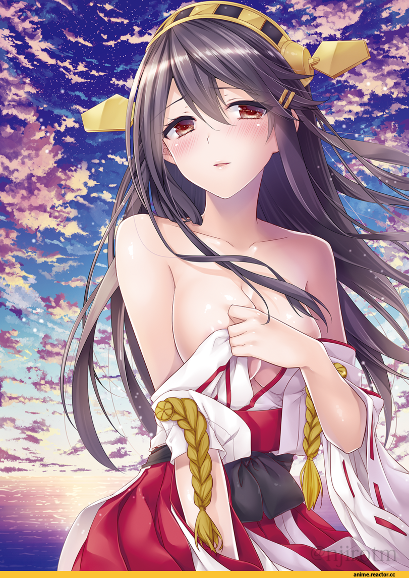 ichimatsu nana, Haruna (Kantai Collection), Kantai Collection, Anime Ero, Anime
