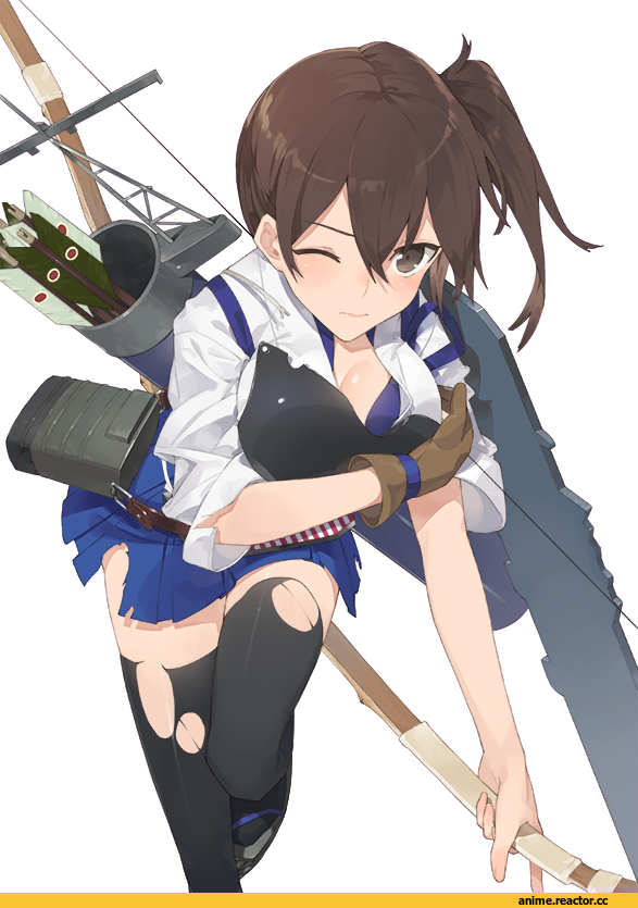 Hayashi Kewi, kaga, Kantai Collection, Anime