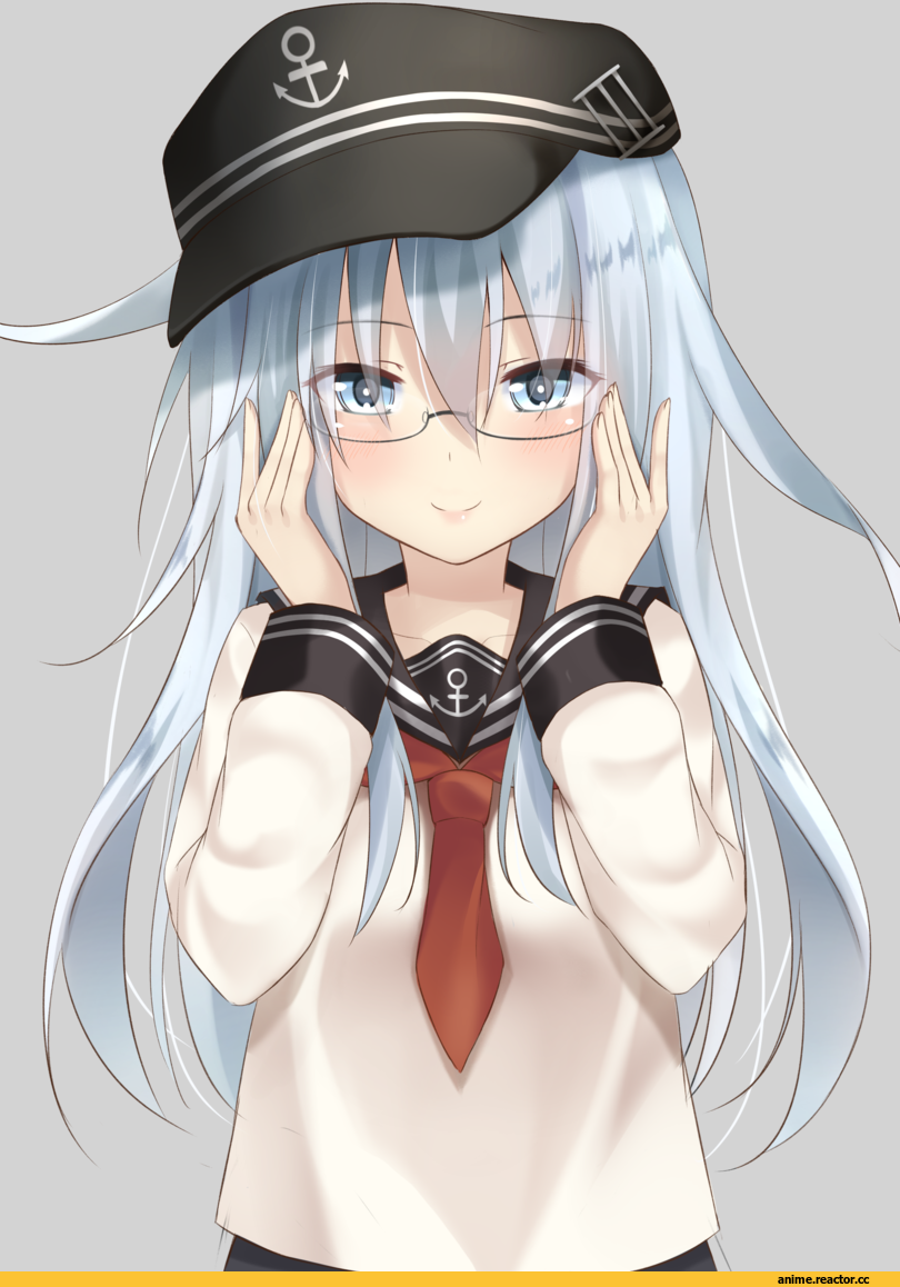 Go-1, hibiki, Kantai Collection, Megane, highres, Anime