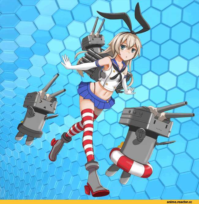 Shimakaze, Kantai Collection, Anime Гифки, Anime